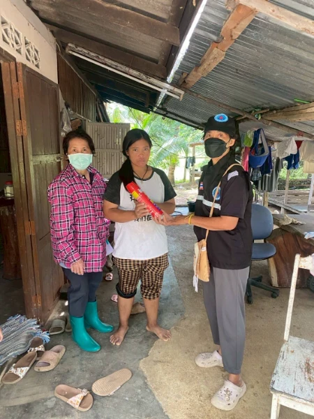 โครงการ“ป้องกันโรคที่เกิดจากยุงเป็นพาหะในพื้นที่ตำบลหนองตาแต้ม”ปี 2568 ให้กับชาวบ้านหมู่ที่ 10 บ้านหนองมะค่า