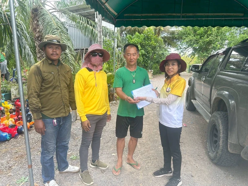 โครงการ สัตว์ปลอดโรค คนปลอดภัย “จากโรคพิษสุนัขบ้า” ปีงบประมาณ พ.ศ. 2568 ในพื้นที่ หมู่ที่ 5 บ้านห้วยพลับ