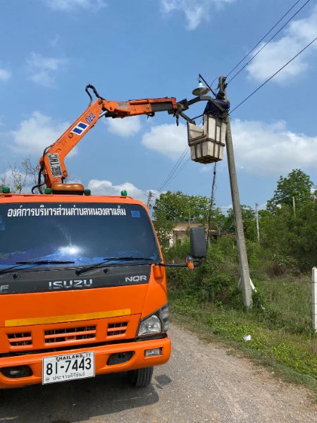 ซ่อมระบบไฟส่องสว่าง หมู่ที่ 1 บ้านหนองตาแต้ม