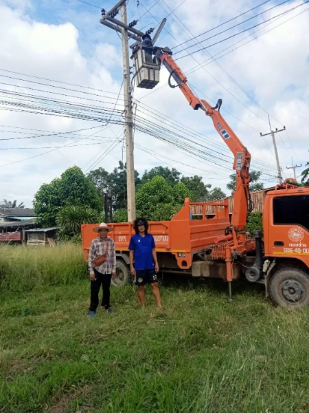 การซ่อมบำรุงระบบไฟส่องสว่าง หมู่ที่ 3 บ้านหนองตาเมือง
