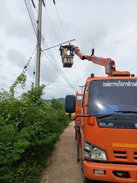 ซ่อมบำรุงระบบไฟส่องสว่าง หมู่ที่ 1 บ้านหนองตาแต้ม