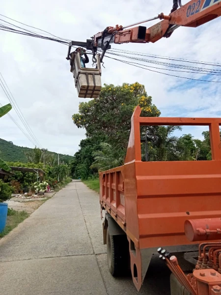 ซ่อมบำรุงระบบไฟส่องสว่าง หมู่ที่ 6 บ้านห้วยแสลงพันธ์ และหมู่ที่ 7 บ้านหนองยิงหมี