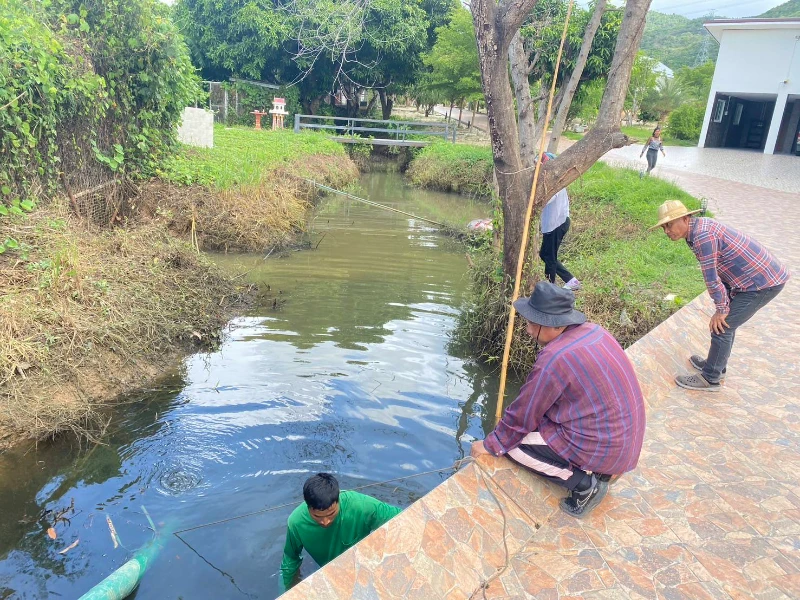 สูบน้ำ ในพื้นที่หมู่ที่ 8 บ้านวังวนชลประทาน