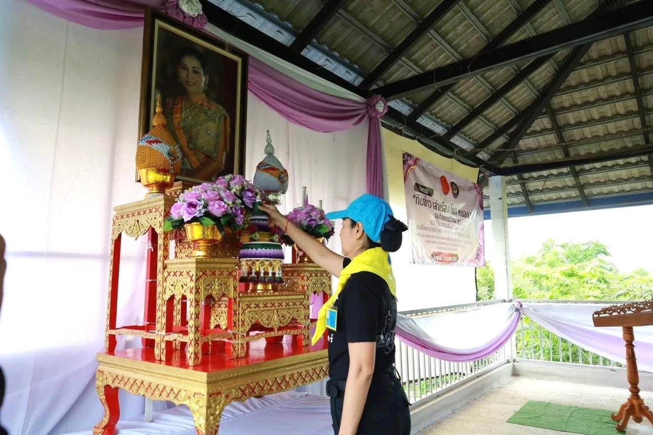 กิจกรรมการขับเคลื่อนศูนย์เรียนรู้การพัฒนาคุณภาพชีวิตตามหลักทฤษฎีใหม่ ประยุกต์สู่ “โคก หนอง นา” จังหวัดประจวบคีรีขันธ์ ภายใต้กิจกรรม “กินข้าว เล่าเรื่อง โคก หนอง นา”